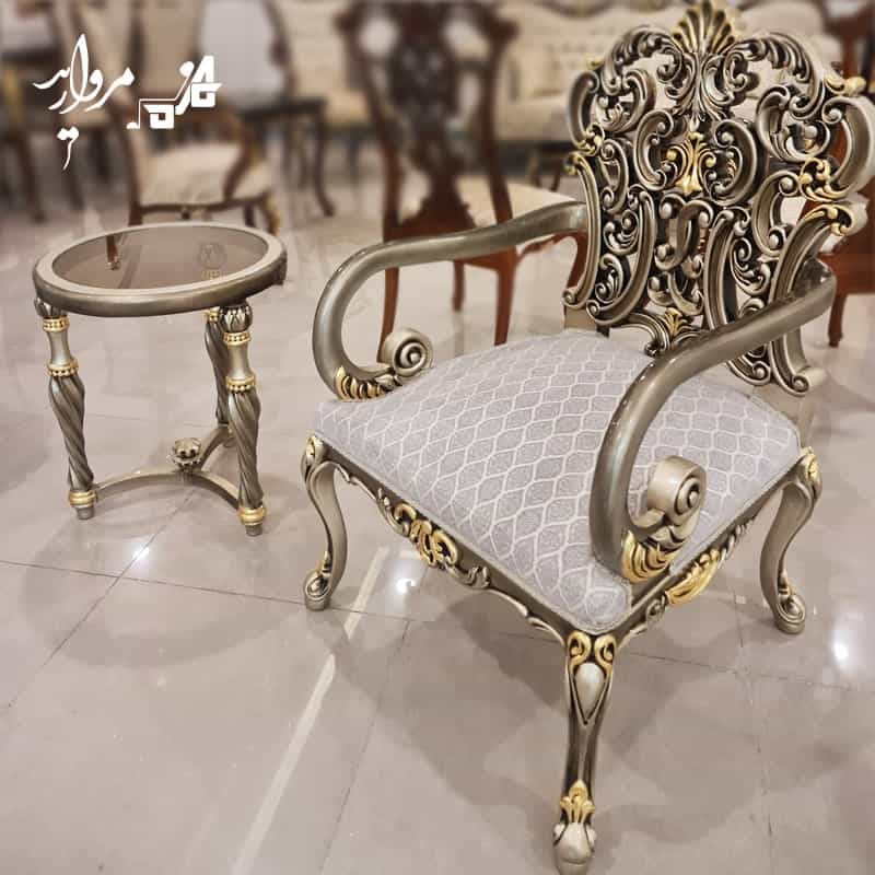 مبل استیل مدل آریا صدفی