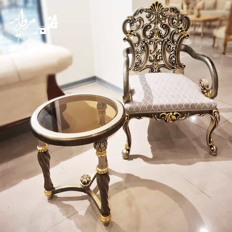 مبل استیل مدل آریا صدفی