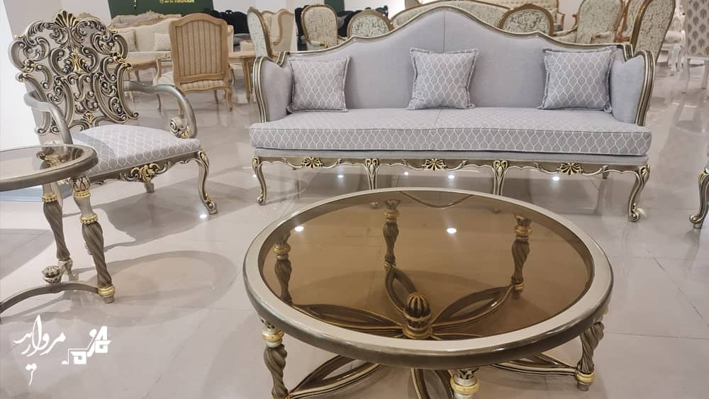 مبل استیل مدل آریا صدفی