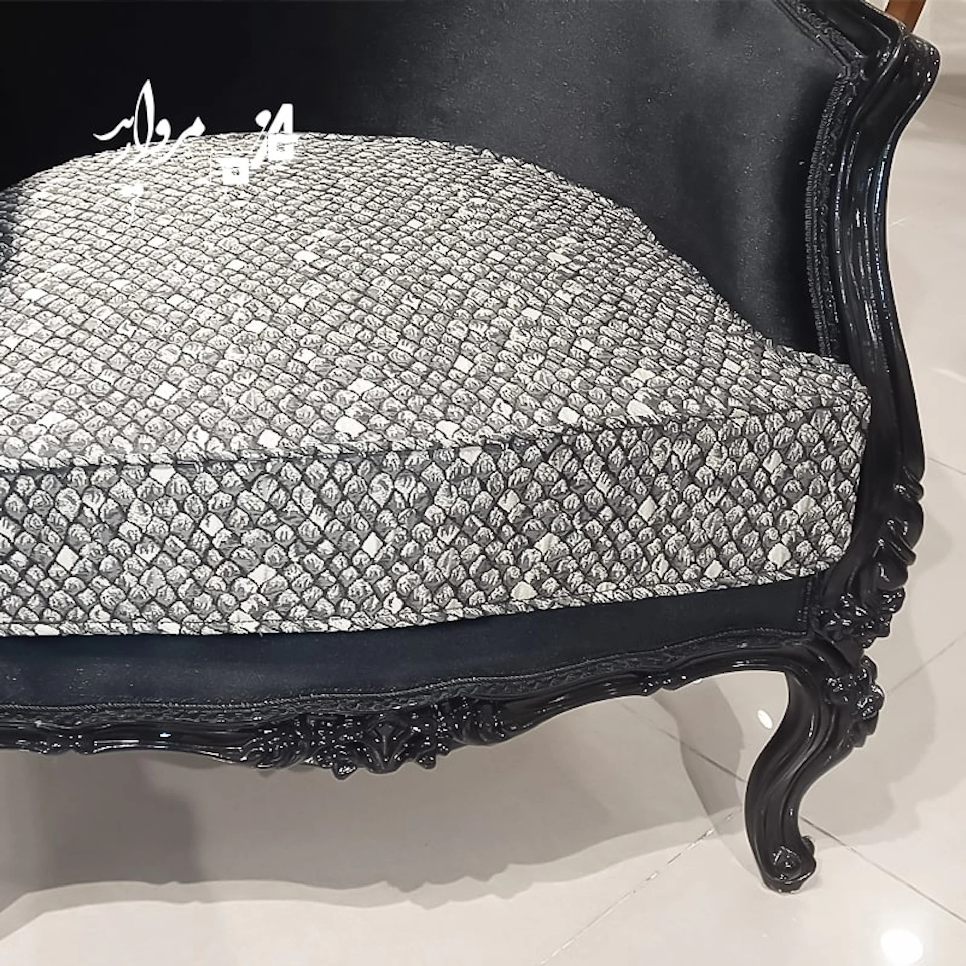 مبل استیل مدل مرجان مشکی