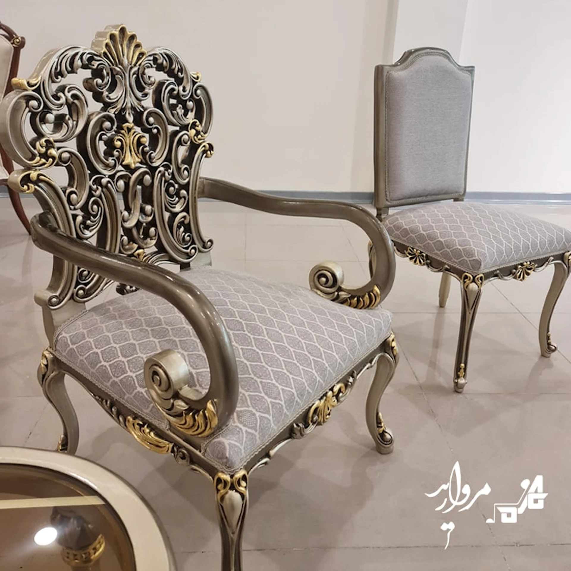 مبل استیل مدل آریا صدفی
